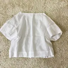 最終値下げ　トゥモローランド　マカフィー　リネン100% ブラウス　トップス　麻