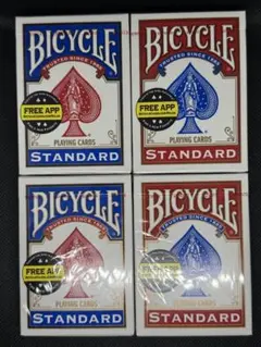 Bicycle Rider Back トランプ 4セット 新品未開封