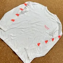 サルベージパブリック　ロンT 長袖　白　Tシャツ　アメリカ製　ロゴ　サイズL