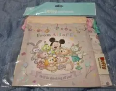 ディズニーシー ダッフィーアンドフレンズ 巾着2点 新品未開封 匿名配送