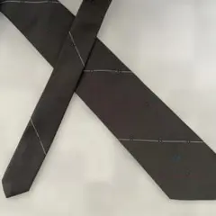 クリスチャンディオール　ネクタイ　グレー