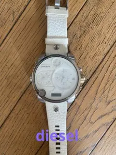 diesel 腕時計　ホワイト