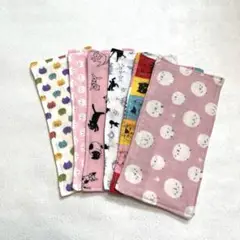 4重ガーゼミニハーフハンカチ6枚セット (Ｎ)