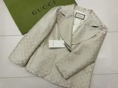 GUCCI ジャガード ジャケット GG総柄 42 M
