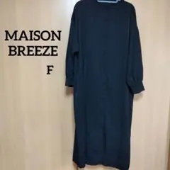 黒 シャツワンピース 長袖