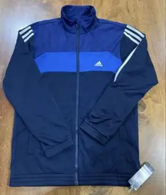 ［新品タグ付き］adidas ネイビー/ブルー ウォームアップウェア L