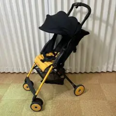 クリーニング済☆美品☆ コンビ F2 軽量 ハイシート クロムイエロー シート付