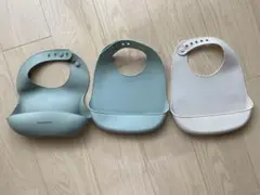シリコン製お食事エプロン3枚セット