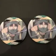 忍たま 七松小平太 場面写真缶バッジ 2個 体験展 ドクタケ忍者隊最強の軍師