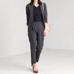 美品 グリーンレーベルリラクシング ジャケット パンツ セットアップ 38