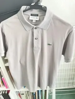 LACOSTE グレー ポロシャツ　PH090PL
