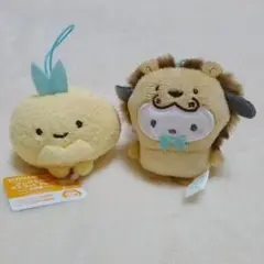 すみっコぐらし　あじふらいのしっぽ&サンリオ　着ぐるみマスコット ポチャッコ