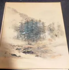 骨董品 色紙
