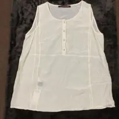 COMPTOIR DES COTONNIERS シルク100%ノースリーブシャツ