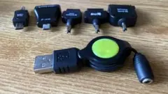 ガラケー用変換コネクタ 5種セット