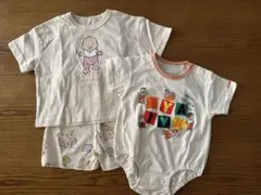 おおのたろう バースディ　パジャマ80 ロンパース70 2点セット新品未使用