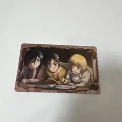 進撃の巨人 エレン ミカサ アルミンブロマイド No.26