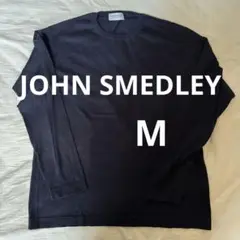 JOHN SMEDLEY ダークネイビー ニット M