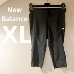 【美品】[XL]New Balance レディース ランニングパンツ カプリ丈