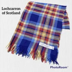 Lochcarron ロキャロン スコットランド ピュアニューウール 大判