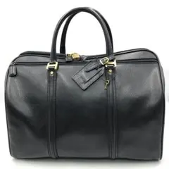 極美品 BALLY 鍵付き ボストンバッグ 大容量 G金具 レザー ブラック