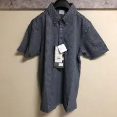 ⭐︎ 美品 FIDRA ゴルフ メンズポロシャツ size M 黒チェック柄