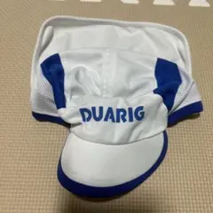 DUARIG 日除け付きメッシュキャップ ホワイト/ブルー