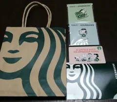 スターバックス✿STARBUCKS✿スヌーピーピンバッジ✿スタバカード