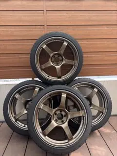 ADVAN Racing TC-4＋ミシュラン4本セット（バリ山） ADVAN Racing TC-4＋ミシュラン4本セット（バリ山） - メルカリ