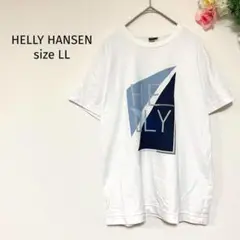 ヘリーハンセン　半袖Tシャツ　Ｌ　白　シンプル　1412