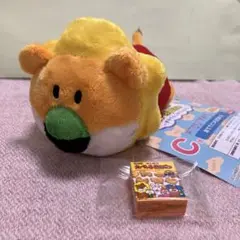 たべっ子どうぶつ　らいおんくんぬいぐるみとミニフィギュア
