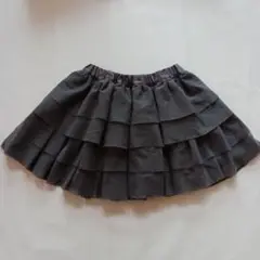 BeBe フリルスカート 130cm ダークグレー　　67
