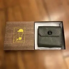 美品　ビアベリー　ハッチバック　折り財布　メンズ　コンパクトウォレット
