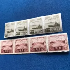 銭単位切手 (レア) 1935年 満洲国皇帝御来訪 1銭5厘 1シート 銭単位切手 (レア) 1935年 満洲国皇帝御来訪 1銭5厘 1シート