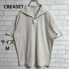 【クレアセットCREASET】半袖　トップス　ベージュ　サイズM 良品