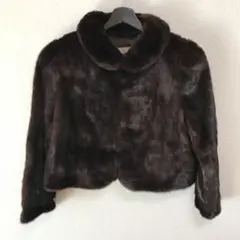 SAGA MINK silver short jacket