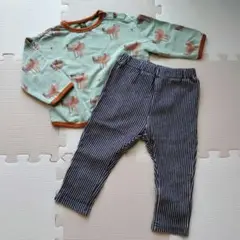モイモルン　セットアップ　トップス＆パンツ　90サイズ