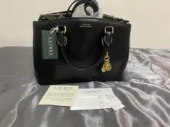 LAUREN ブラック ショルダーバッグ 新品
