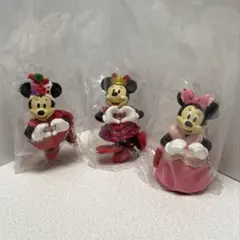 ディズニー　トータリー ミニーマウス カプセルトイ 3個セット