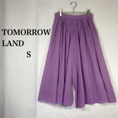 TOMORROWLAND トゥモローランド ガウチョパンツ S 表地綿100%