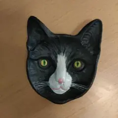 猫顔 鉄製 置物 皿
