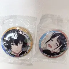 WITCH WATCH ウィッチウォッチ　真神圭護　宮尾音夢　缶バッジ　ガチャ
