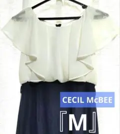 匿名配送【美品】膝上タイトワンピース CECIL McBEE ミニ キレイ