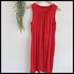 SIMPLY VERA VERAWANG 【L】ワンピース レッド 海外古着