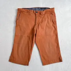 t148【LAND 23区】ハーフパンツ　短パン　メンズ　52 オレンジ