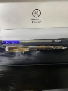ロメオ ROMEO No.3ボールペン 太軸(ブラウン) リフィル青付き