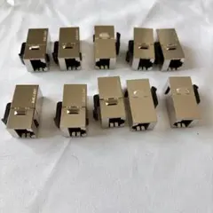 ☆ CAT.6A RJ45 ケーブルカプラーキーストーンジャック メス メス