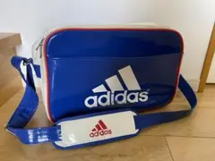adidas ショルダーバッグ 青/白