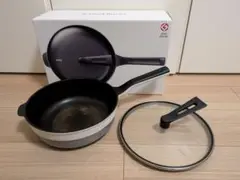 中古★レミパンプラス　ホワイト　24センチ