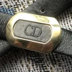 ビンテージ Christian Dior CDロゴベルト